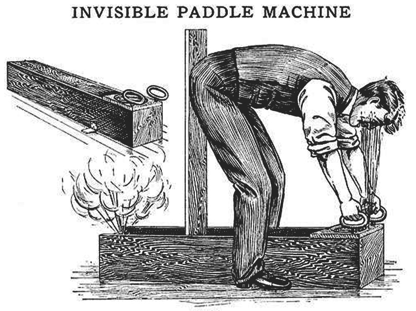 invisible paddle machine